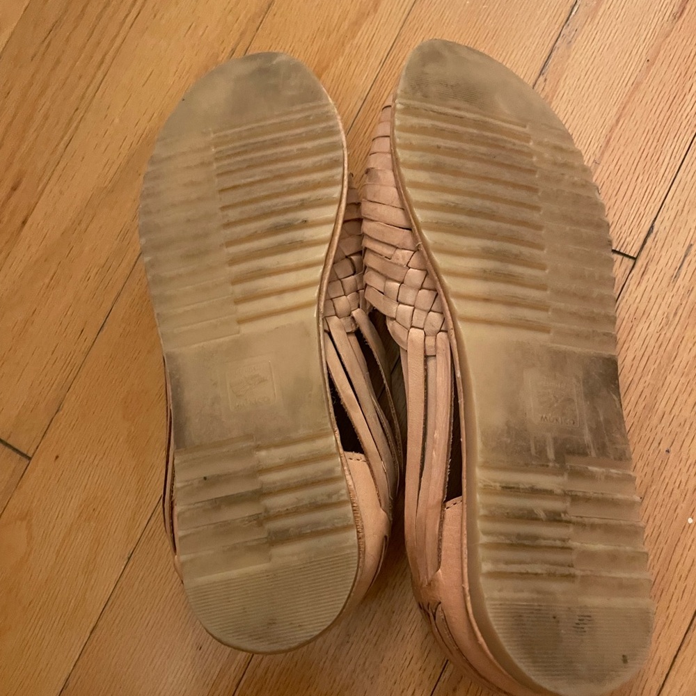 Women's Tan Leather Sandals